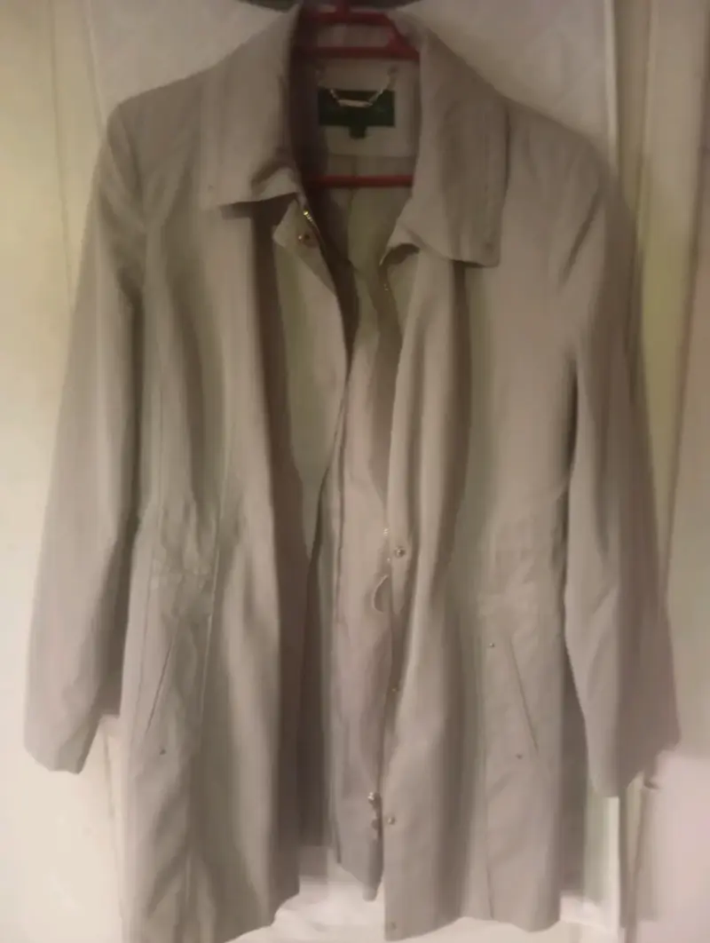 Abrigo beige largo - 1
