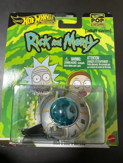 Hot Wheels Rick and Morty Nave edición especial - miniatura 1