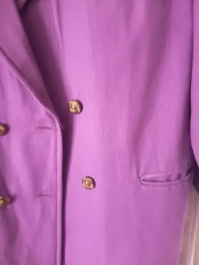 Abrigo mujer color morado - miniatura 3