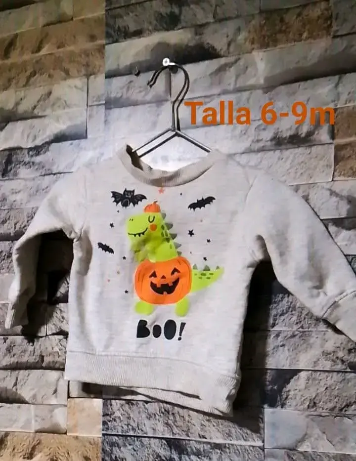 Polerón infantil Halloween 6-9 meses