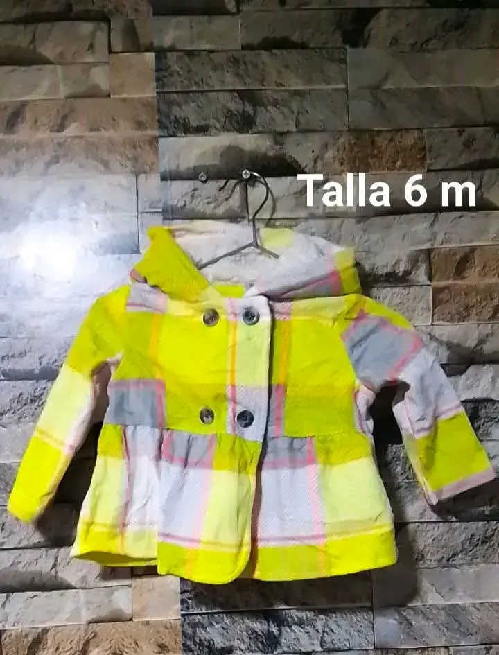 Chaqueta infantil a cuadros