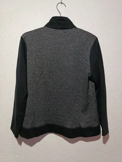 Chaqueta gris con cremallera - miniatura 2