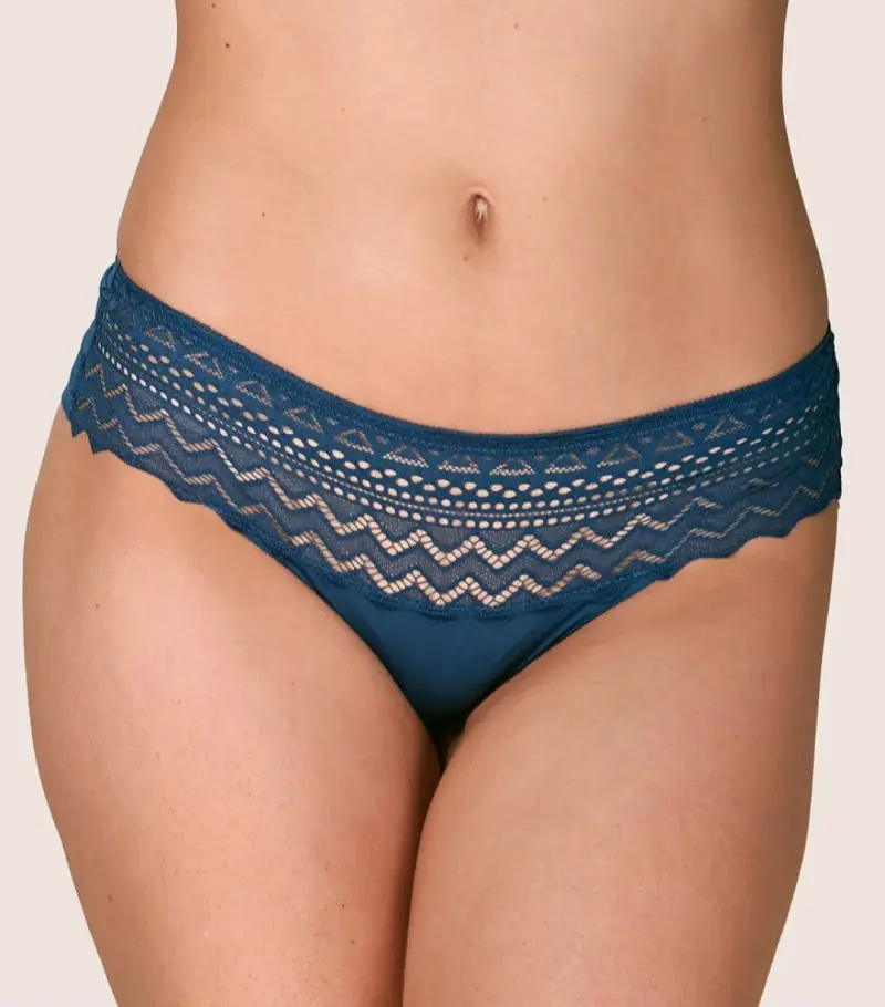 Colaless encaje azul mujer - 1