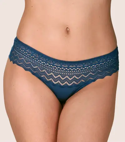 Colaless encaje azul mujer - miniatura 1