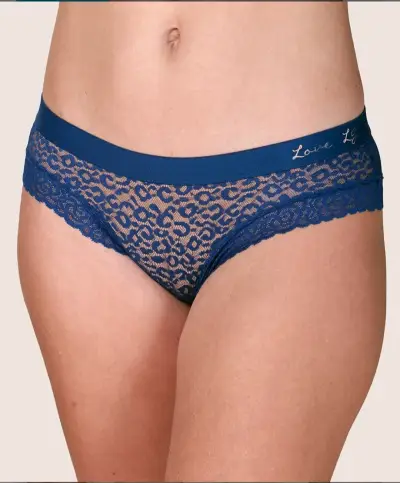 Panties de encaje azul - miniatura 1