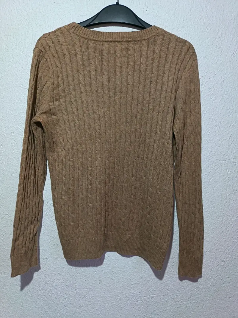Suéter beige de lana - 2
