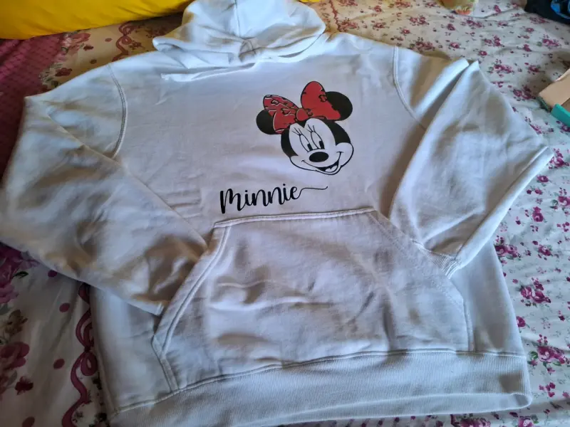 Polerón blanco Minnie
