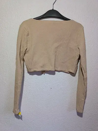 Polera beige de manga larga - miniatura 2