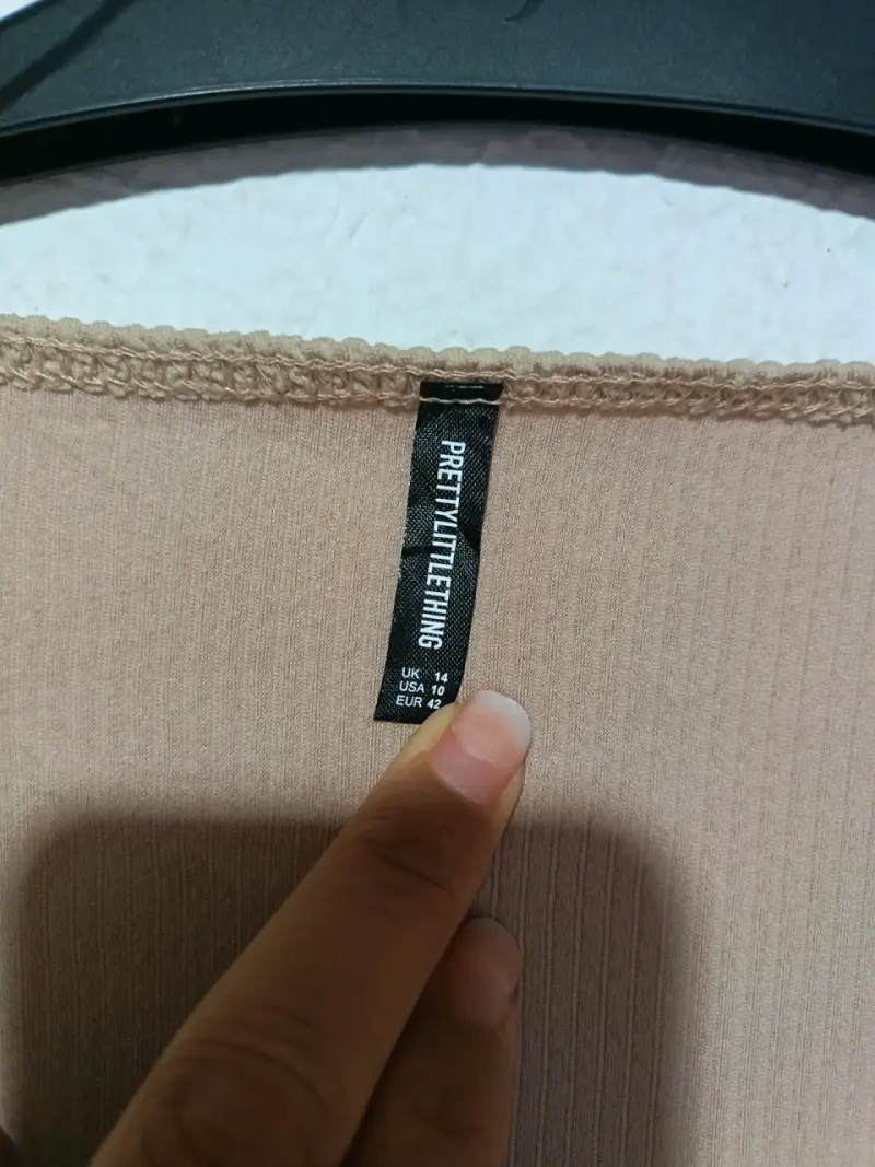 Polera beige de manga larga - 3