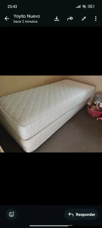 Cama con colchón individual - miniatura 2