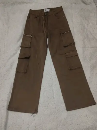 Pantalones cargo marrones unisex - miniatura 1