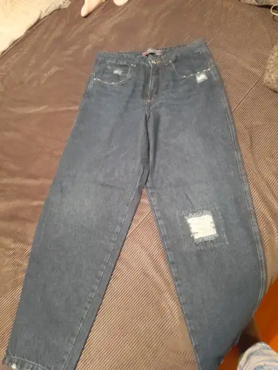 Jeans azul para mujer - miniatura 2