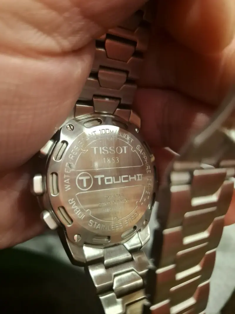 Reloj Tissot T-Touch Plateado - 4
