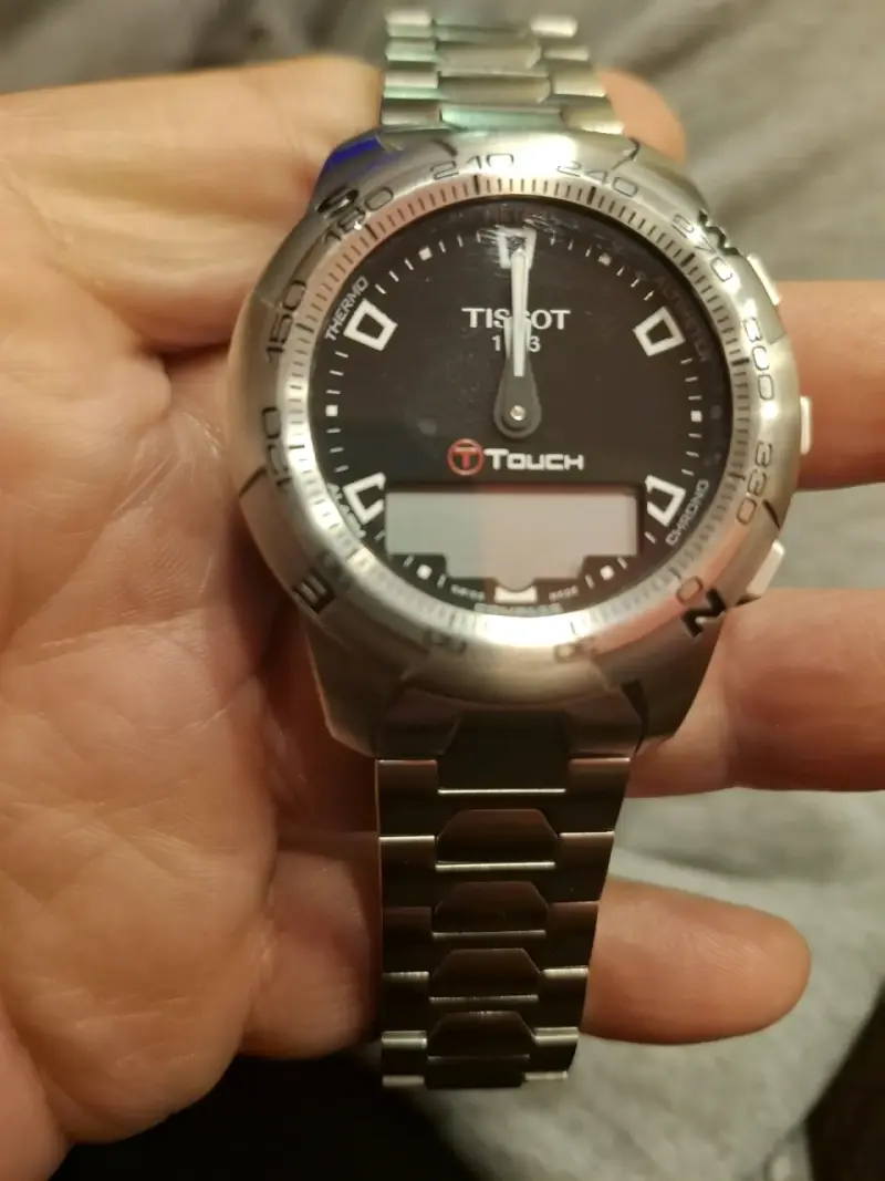 Reloj Tissot T-Touch Plateado - 5