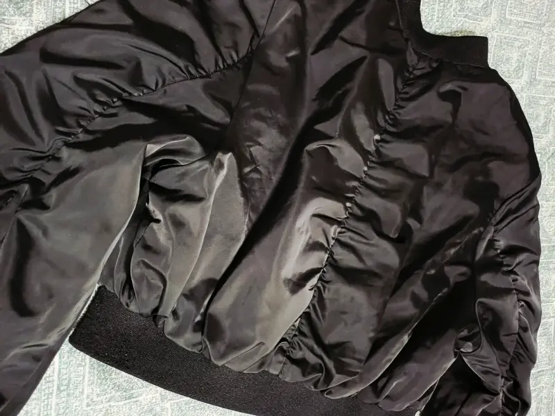 Chaqueta bomber negra Stradivarius - 3