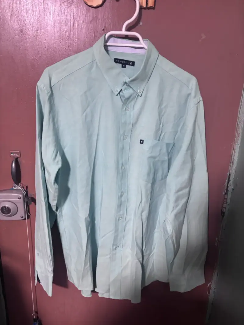 Camisa verde Newport hombre - 1
