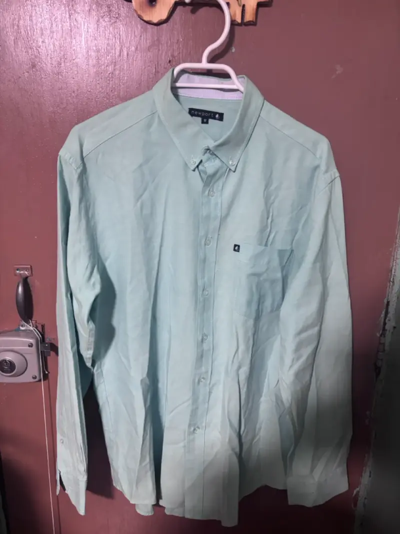 Camisa verde Newport hombre - 3
