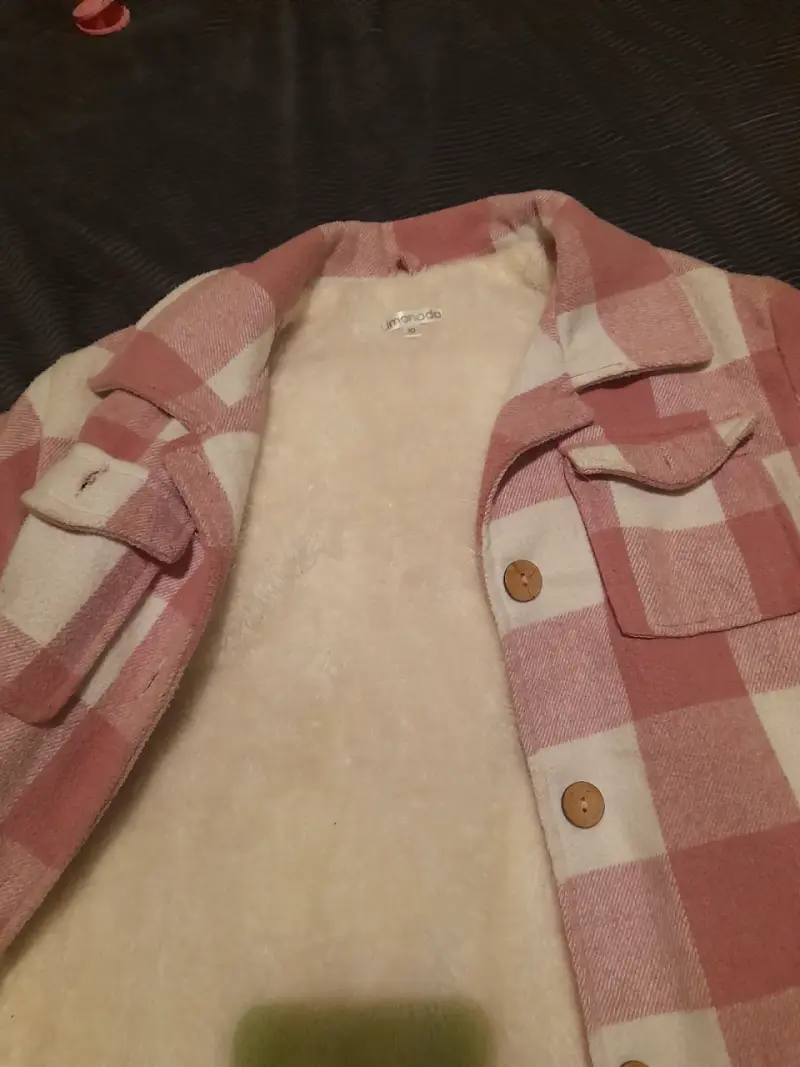 Chaqueta cuadros rosados - 2