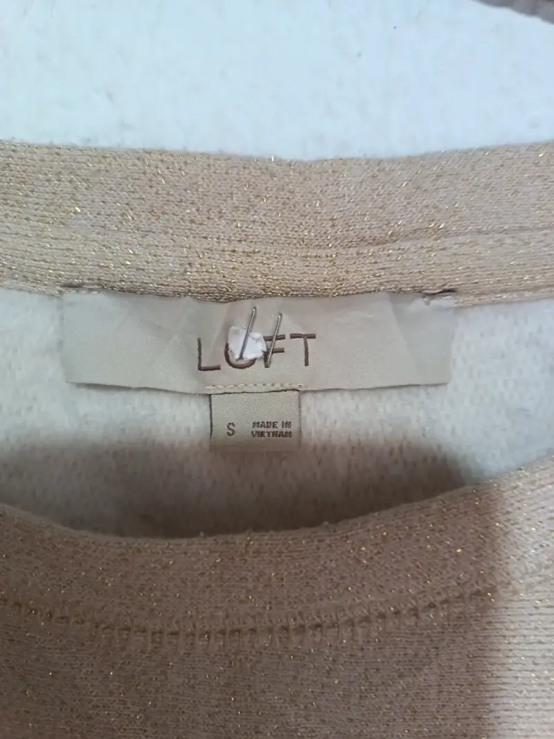 Polera beige de manga larga - 3