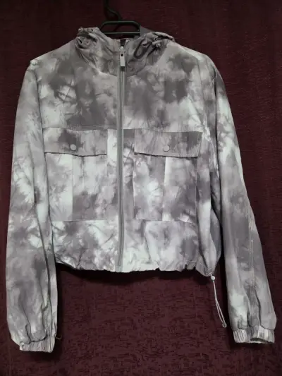 Cortaviento morado tie-dye - miniatura 2