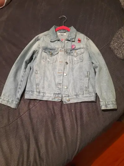 Chaqueta de mezclilla denim azul - miniatura 1