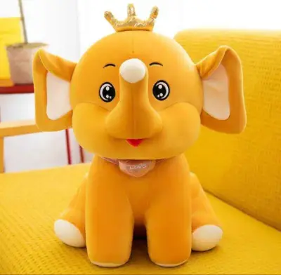 Peluche elefante rosado grande - miniatura 2