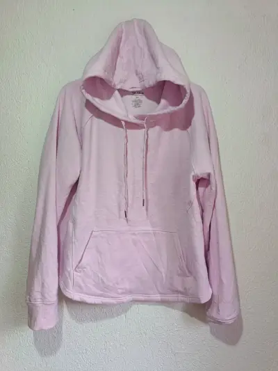 Polerón con capucha rosado Tek Gear - miniatura 1