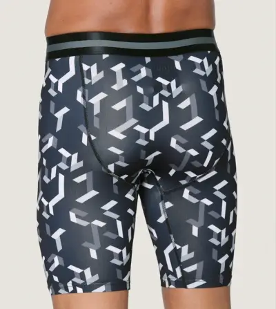 Boxer estampado negro Rochester - miniatura 2