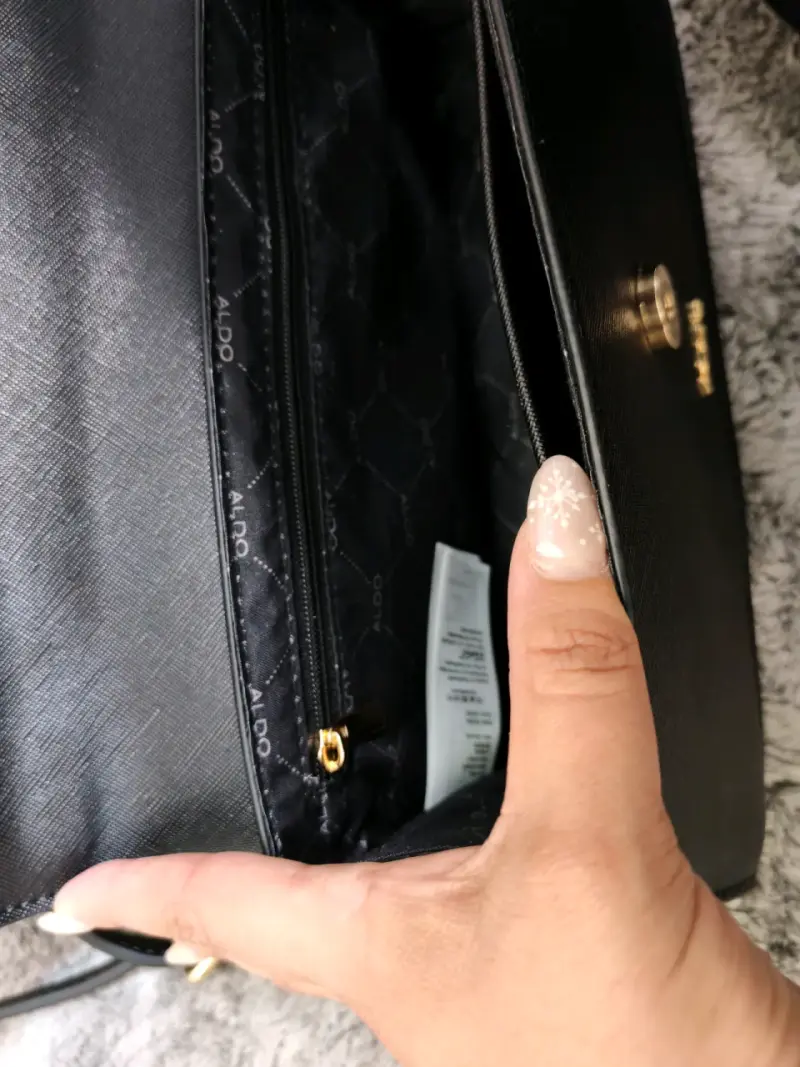 Cartera negra ALDO nueva - 4