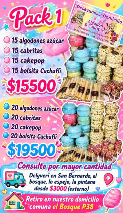 Oferta algodon de azúcar y cabritas - miniatura 2