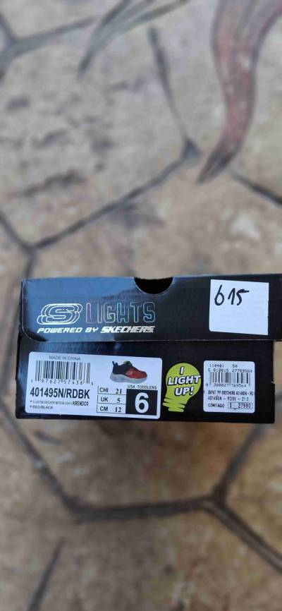 Zapatillas Skechers rojas con luces - miniatura 6