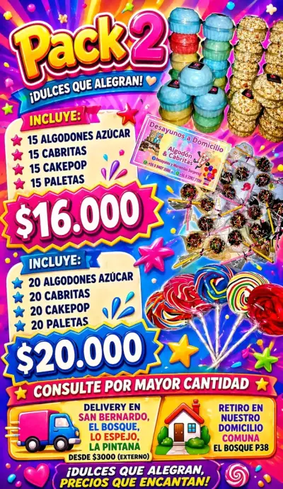 Oferta algodon de azúcar y cabritas - miniatura 3