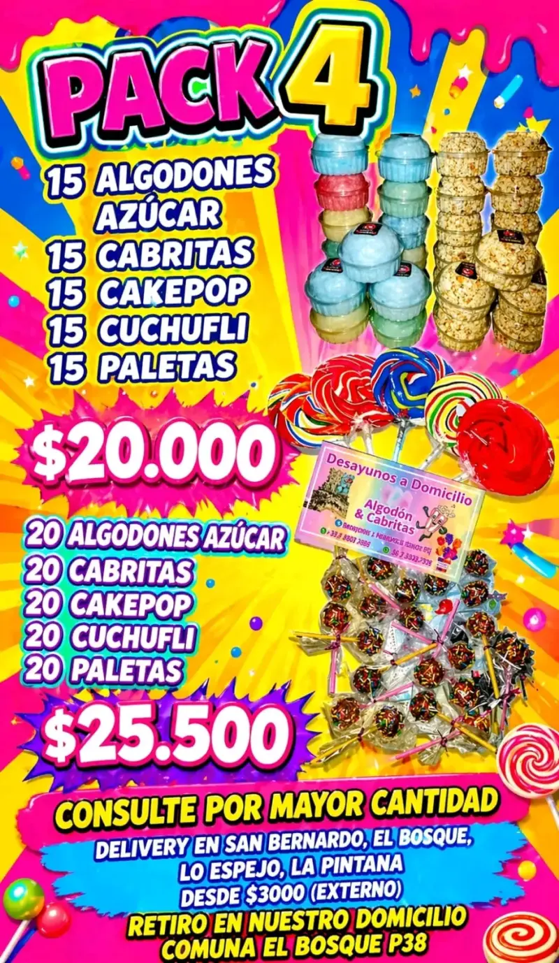 Oferta algodon de azúcar y cabritas - 5