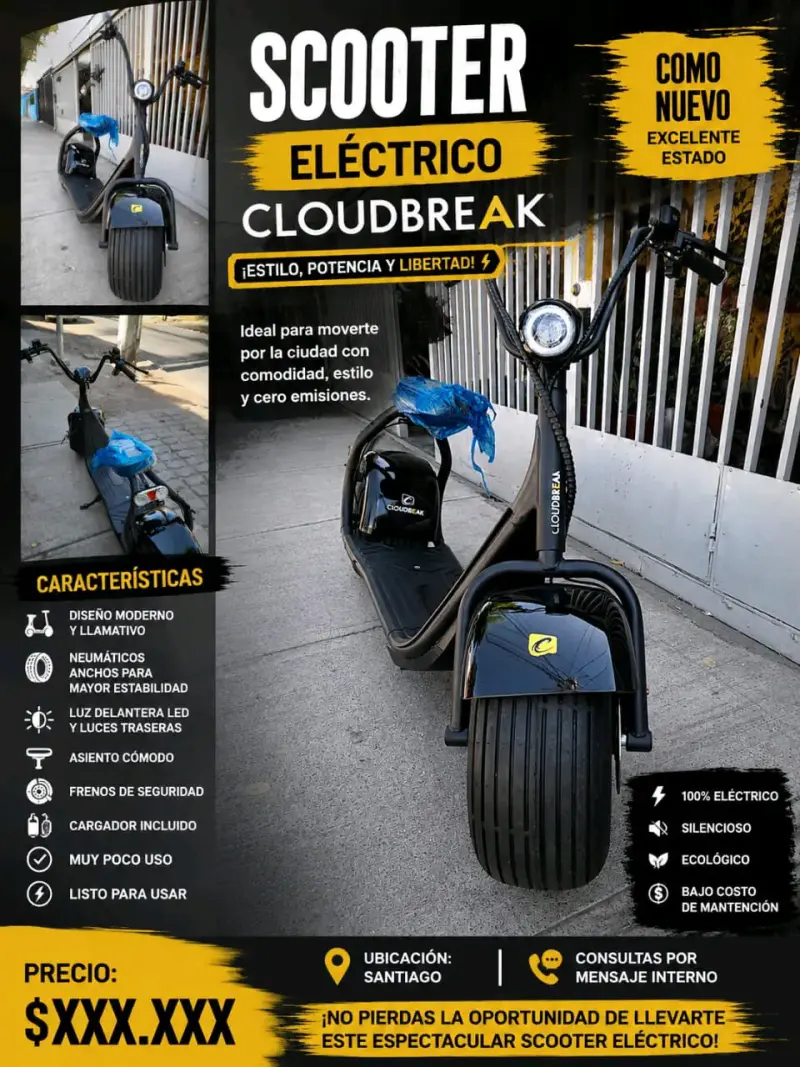 Scooter eléctrico Cloudbreak