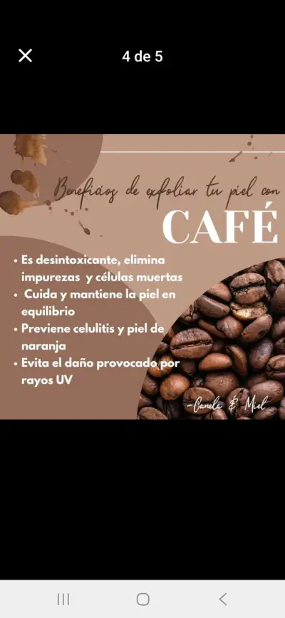 Jabón Artesanal de  Café masajeador - miniatura 2