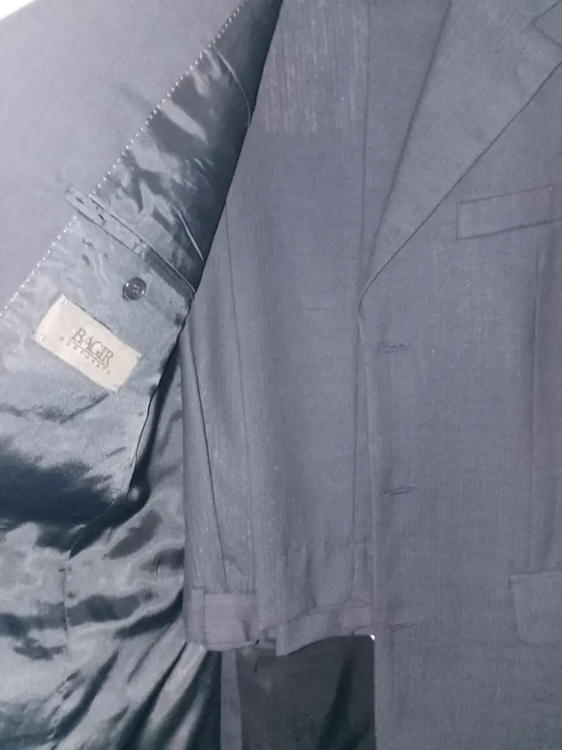 trajes formales para hombres azul gris oscuro negr - 2