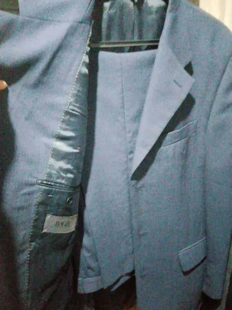 trajes formales para hombres azul gris oscuro negr - 3