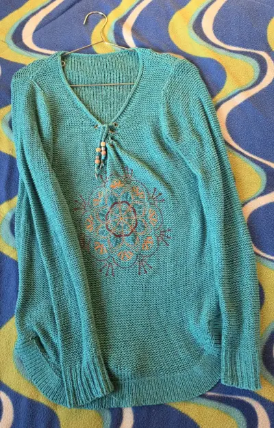 Sweaters tejidos con diseño étnico - miniatura 3
