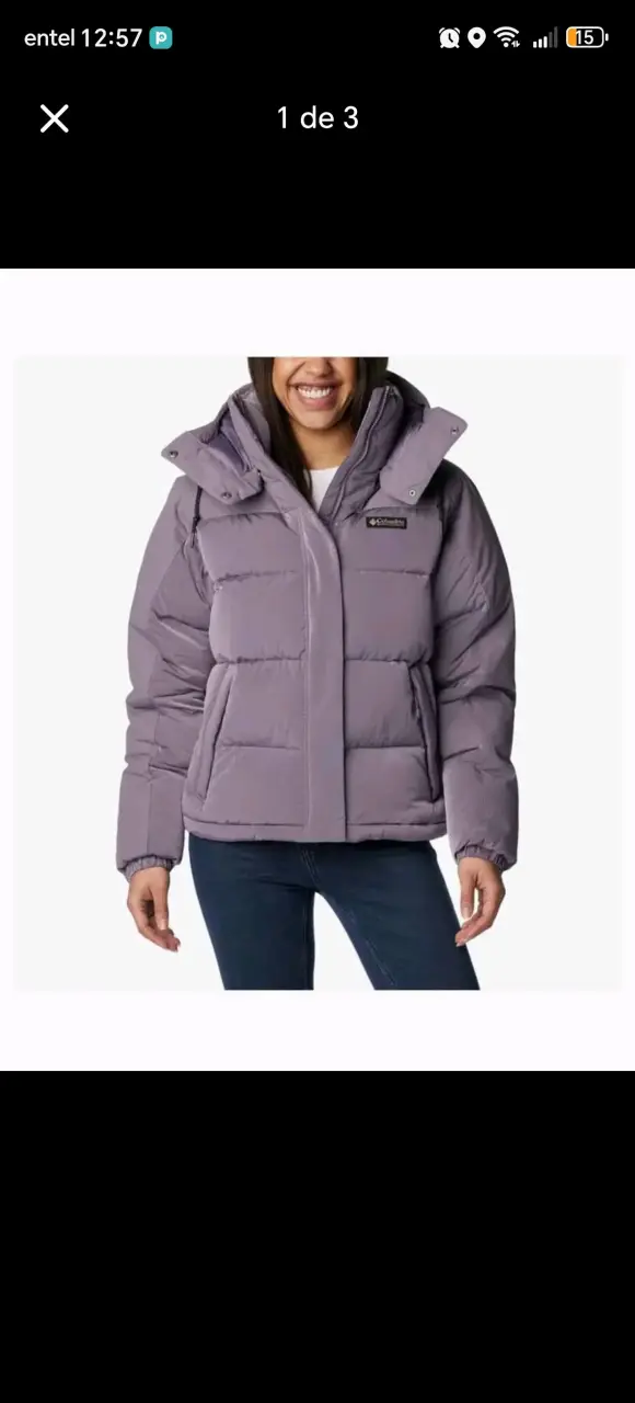 Chaqueta Columbia morada - 1
