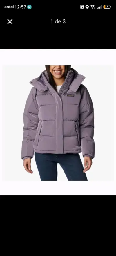 Chaqueta Columbia morada - miniatura 1