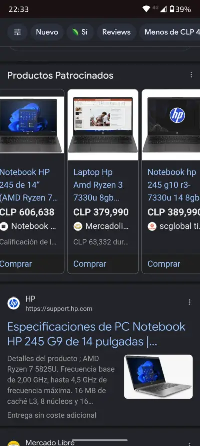 Notebook HP 15 pulgadas - miniatura 6