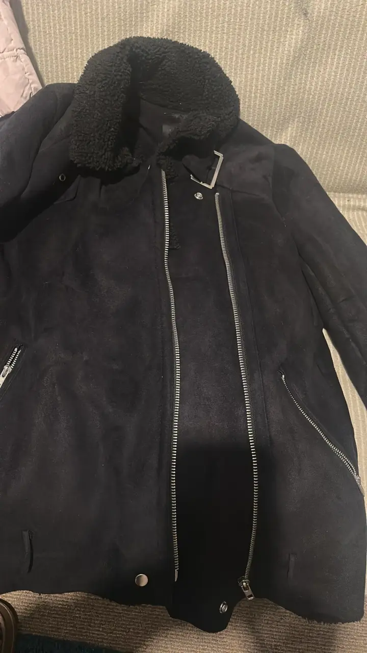 Parka negra acolchada - 3