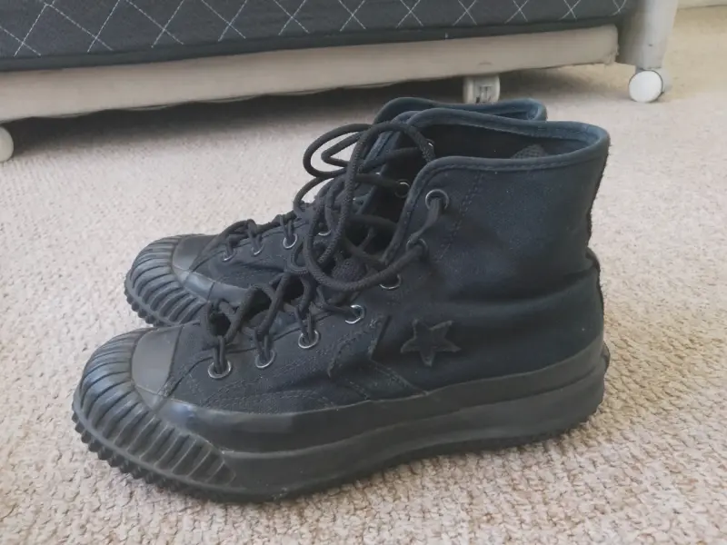 Zapatillas converse negras impermeables - 2