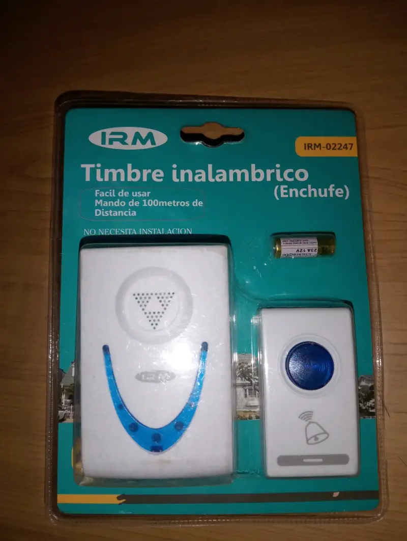 Timbre inalámbrico IRM enchufe - 1