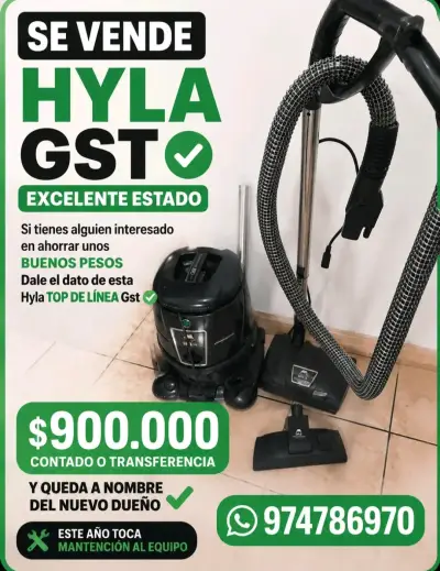 Aspiradora Hyla GST en excelente estado - miniatura 1