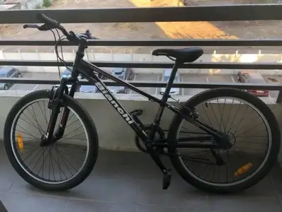 Bicicleta montaña Bianchi negra - miniatura 1