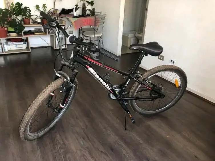 Bicicleta montaña Bianchi negra - 2