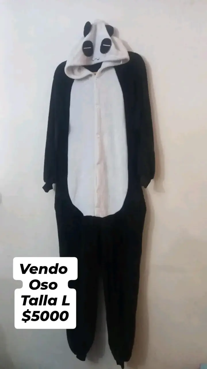 Pijama enterizo panda