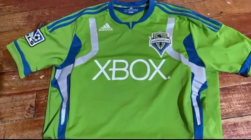 Camiseta Adidas TALLA M Seattle Sounders FC verde