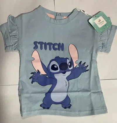 Hermosa polera Stitch niña Disney Baby 12m - miniatura 1